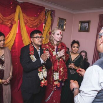 wedding Photographer Dublin - Nepalese Indian Wedding Dublin Bride Groom - E17