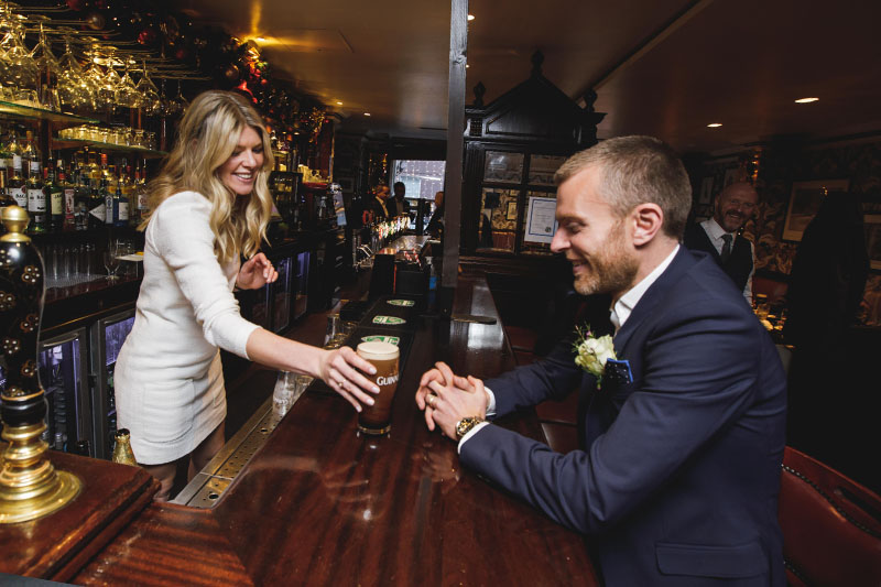 Wedding Photographer Dublin- Pub Ireland Party - E17