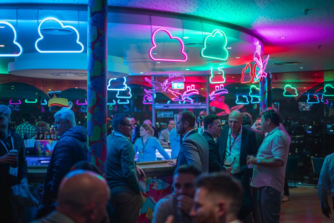 Dublin Skyline View From Gravity Bar During Corporate Reception - E17