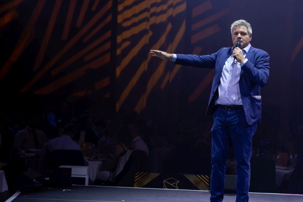 Host Opening The Gala Awards At The Evening, After The Expo Day Conference - E17