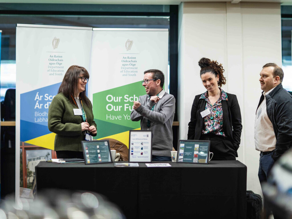 Corporate photographer covering a business expo event in Dublin