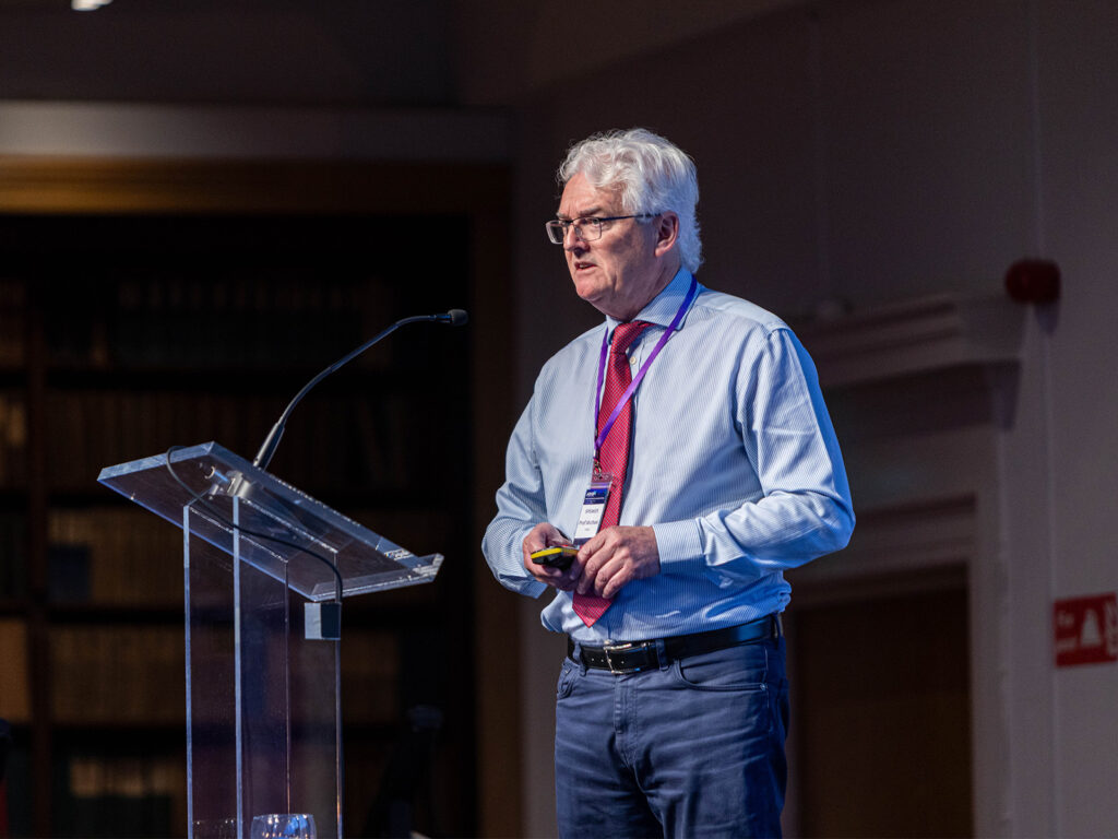 Conference photography Dublin showing speaker and audience at corporate event