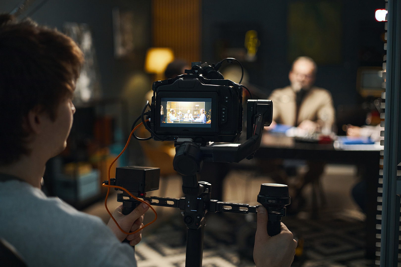 Corporate video interview filmed by E17 at a company office in Dublin