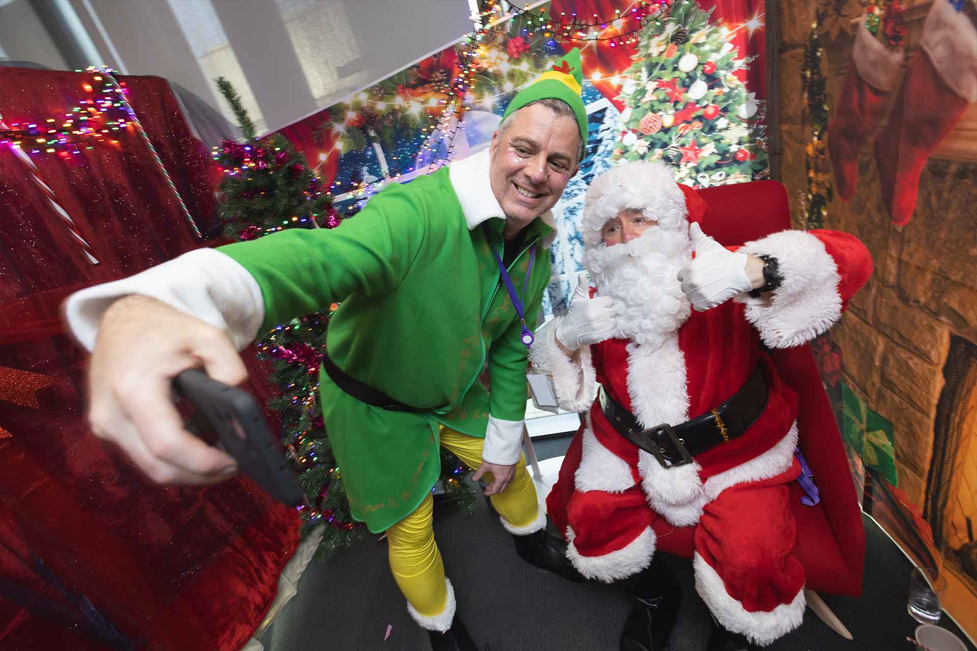 Corporate Christmas party photography at a company event in Dublin, Ireland