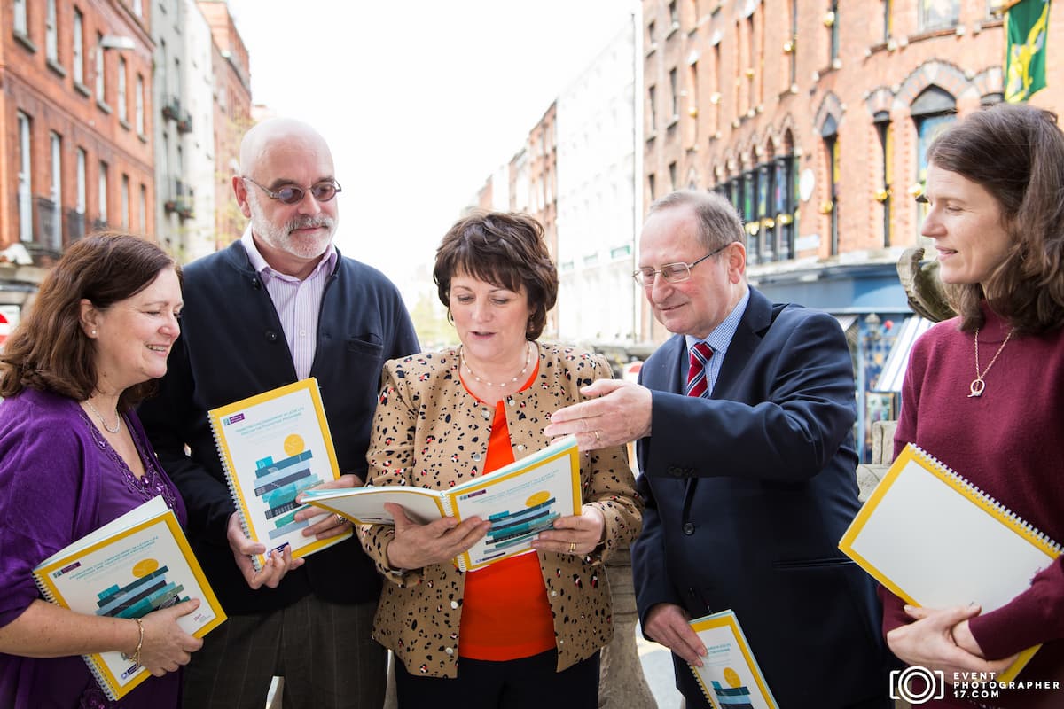 PR press photographer in Dublin covering event for newspapers