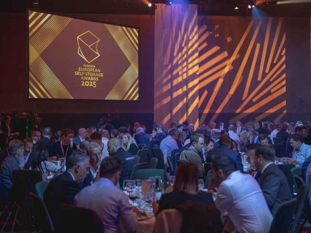 Professional photography service in Ireland capturing a wide view of an awards gala event in Dublin