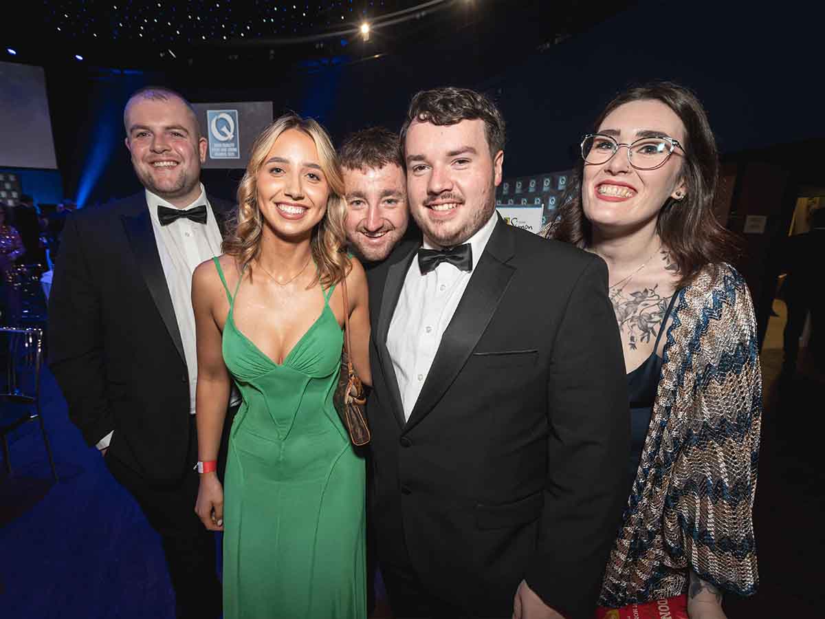 Dublin gala photographer capturing award winners on stage